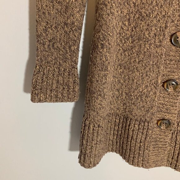 Express v-neck long sleeve button close wool blend cardigan sweater - Picture 2 of 10